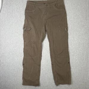 Kuhl Women's Size 14R Regular Brown Khaki Cargo Pants Workwear Outdoors